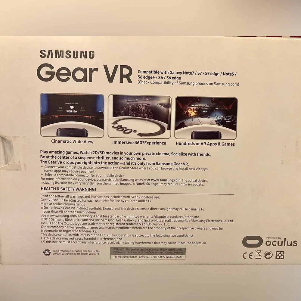 NIB Samsung GEAR VR - brand new in box